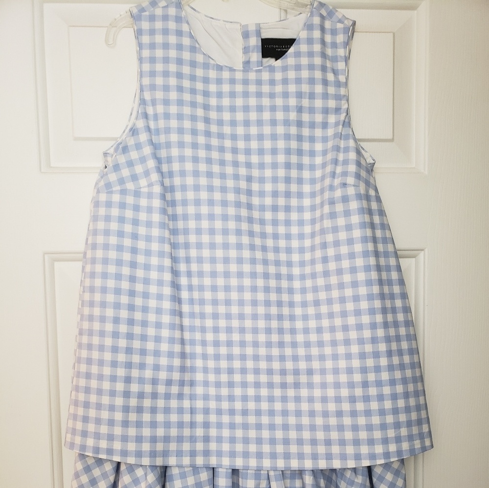 Girls gingham dress Victoria Beckham Target Large